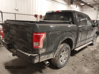 2017 Ford F-150 XL with VIN 1FTEW1EP3HKD25225, listed as a IAAI auction lot 41506022 with 106,071 mi miles. Bid and sale history available at carsss.com. Image 4.