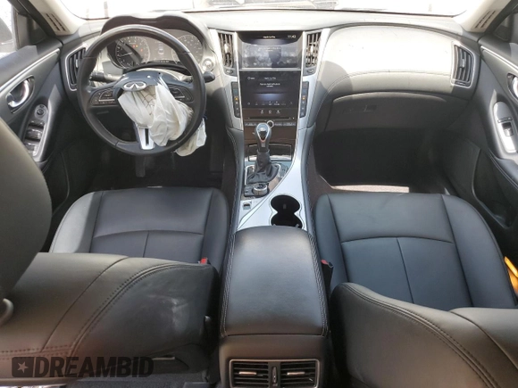 2020 Infiniti Q50 Luxe with VIN JN1EV7AP3LM206117, listed as a Copart auction lot 58060395 with 40,534 mi miles and Non repairable. Bid and sale history available at DreamBid. Image 8.