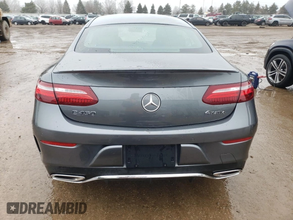 2019 Mercedes-Benz E-Class E 450 with VIN WDD1J6JB0KF072083, listed as a Copart auction lot 42458765 with 54,465 mi miles and Salvage Title. Bid and sale history available at carsss.com. Image 6.