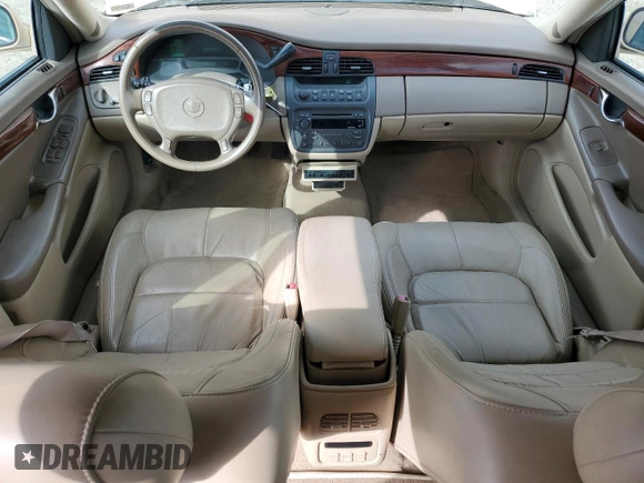 2004 Cadillac DeVille Limousine z VIN 1GEEH90Y34U550632, wystawiony jako Copart lot #47804485 z przebiegiem 54 382 mil mil oraz Czysty tytuł • Clean title. Historia ofert i sprzedaży dostępna na DreamBid. Obrazek 8.