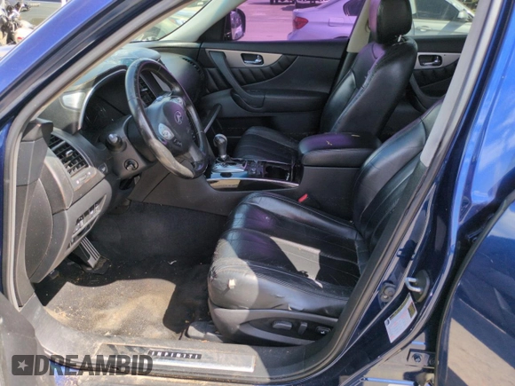 2012 Infiniti FX35 with VIN JN8AS1MW3CM151063, listed as a Copart auction lot 76021864 with 0 mi miles and Non Repairable. Bid and sale history available at carsss.com. Image 7.