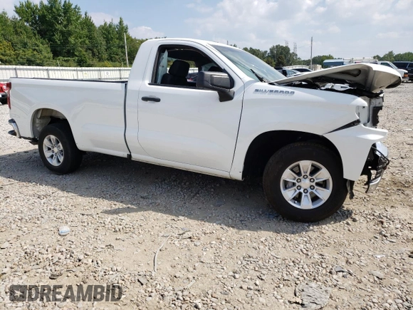 2020 Chevrolet Silverado 1500 Work Truck with VIN 3GCNWAEF5LG322849, listed as a Copart auction lot 65053573 with 39,811 mi miles and Salvage Title. Bid and sale history available at carsss.com. Image 4.