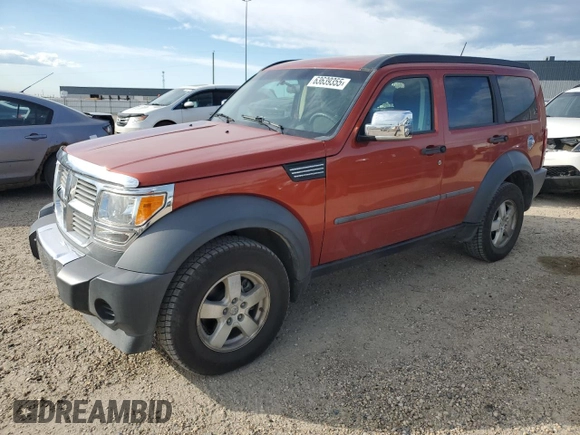 2007 Dodge Nitro SXT with VIN 1D8GU28K37W653600, listed as a Copart auction lot 63639355 with 78,169 mi miles and Clean title. Bid and sale history available at DreamBid. Image 1.