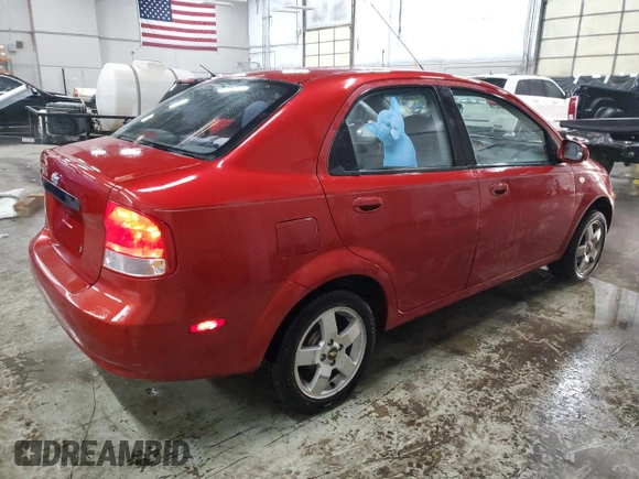 2006 Chevrolet Aveo LT z VIN KL1TG56676B588212, wystawiony jako Copart lot #45707035 z przebiegiem 127 807 mil mil oraz Szkoda całkowita • Salvage title. Historia ofert i sprzedaży dostępna na DreamBid. Obrazek 3.