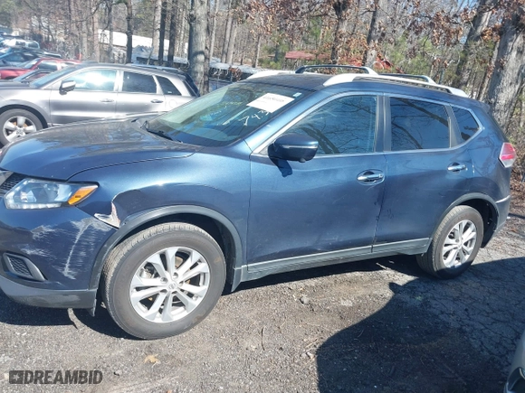 2015 Nissan Rogue S with VIN KNMAT2MT3FP567430, listed as a IAAI auction lot 41650408 with 155,654 mi miles. Bid and sale history available at carsss.com. Image 14.
