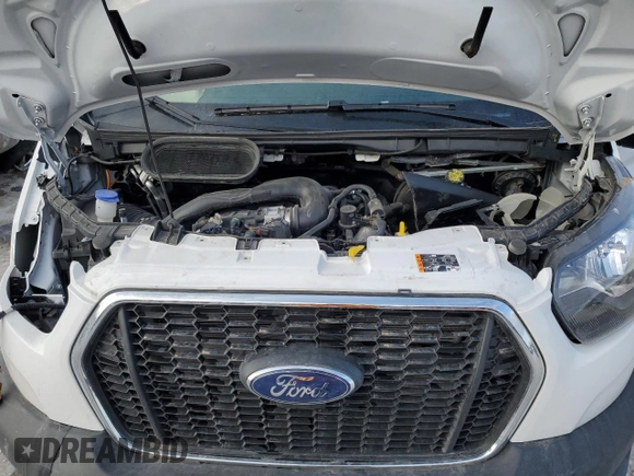 2024 Ford Transit Cargo with VIN 1FTBR1Y82RKA69031, listed as a Copart auction lot 49503815 with Not Provided miles and Salvage Title. Bid and sale history available at DreamBid. Image 11.