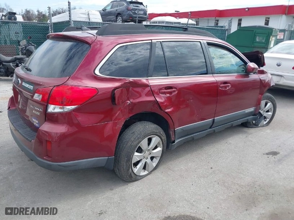 2011 Subaru Outback 2.5i Limited Pwr Moon with VIN 4S4BRBKC7B3345296, listed as a IAAI auction lot 41890558 with 181,649 mi miles. Bid and sale history available at carsss.com. Image 4.