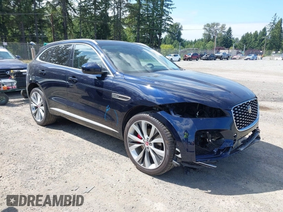 2022 Jaguar F-Pace S with VIN SADCJ2EX4NA700492, listed as a IAAI auction lot 42702992 with 24,716 mi miles and . Bid and sale history available at DreamBid. Image 1.