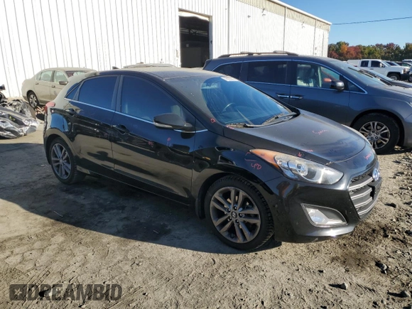 2016 Hyundai Elantra GT with VIN KMHD35LH5GU263767, listed as a Copart auction lot 76123314 with 167,818 mi miles and Salvage Title. Bid and sale history available at carsss.com. Image 4.