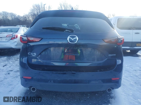 2025 Mazda CX-5 2.5 S Premium Plus Package with VIN JM3KFBEM3S0549118, listed as a Copart auction lot 43391455 with 3,141 mi miles and Salvage Title. Bid and sale history available at carsss.com. Image 6.