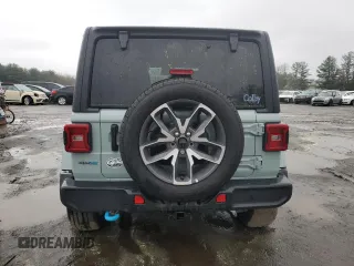 2024 Jeep Wrangler Sport S with VIN 1C4RJXN68RW229756, listed as a Copart auction lot 51948835 with 3,116 mi miles and Salvage Title. Bid and sale history available at DreamBid. Image 6.