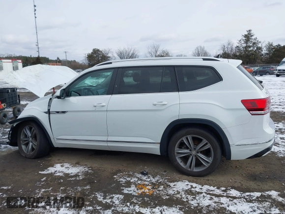 2019 Volkswagen Atlas SEL R-Line with VIN 1V2RR2CA4KC612697, listed as a IAAI auction lot 41618930 with 25,476 mi miles and . Bid and sale history available at DreamBid. Image 15.