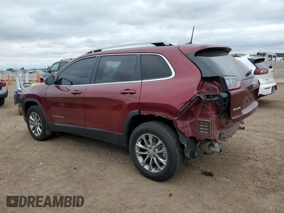2021 Jeep Cherokee Latitude Lux z VIN 1C4PJMMX8MD166792, wystawiony jako Copart lot #62931925 z przebiegiem 21 669 mil mil oraz Szkoda całkowita • Salvage title. Historia ofert i sprzedaży dostępna na DreamBid. Obrazek 2.