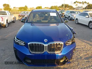 2023 BMW X3 M with VIN 5YM13EC03P9P58528, listed as a IAAI auction lot 41493528 with 18,503 mi miles. Bid and sale history available at carsss.com. Image 12.