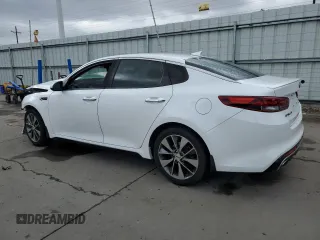 2016 Kia Optima SX Turbo with VIN 5XXGW4L23GG048523, listed as a Copart auction lot 47489175 with 91,922 mi miles and Salvage Title. Bid and sale history available at carsss.com. Image 2.