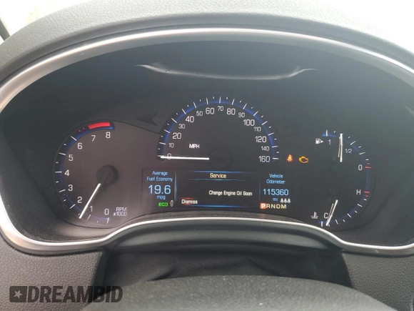 2015 Cadillac SRX Luxury Collection with VIN 3GYFNBE33FS535376, listed as a Copart auction lot 49172365 with 115,360 mi miles and Salvage Title. Bid and sale history available at DreamBid. Image 9.