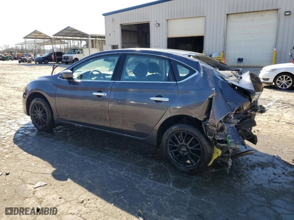 2014 Nissan Sentra S with VIN 3N1AB7AP4EL682154, listed as a Copart auction lot 46187515 with 105,570 mi miles and Salvage Title. Bid and sale history available at carsss.com. Image 2.