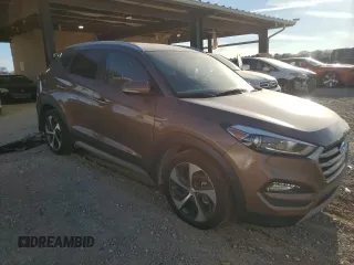 2017 Hyundai Tucson Value with VIN KM8J33A25HU455293, listed as a Copart auction lot 48824315 with 27,723 mi miles and Salvage Title. Bid and sale history available at carsss.com. Image 4.
