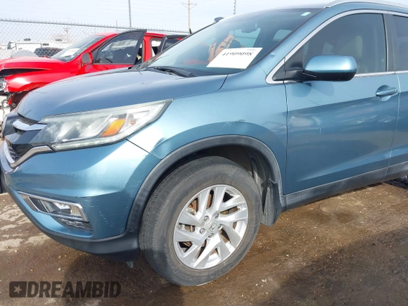 2015 Honda CR-V EX-L with VIN 2HKRM3H78FH554414, listed as a IAAI auction lot 41909098 with 85,264 mi miles and . Bid and sale history available at carsss.com. Image 6.