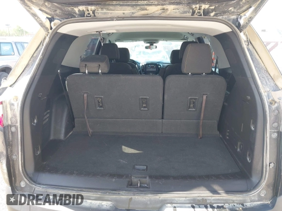 2019 Chevrolet Traverse LT Cloth with VIN 1GNERGKW7KJ196349, listed as a IAAI auction lot 42030892 with 126,306 mi miles and . Bid and sale history available at DreamBid. Image 16.
