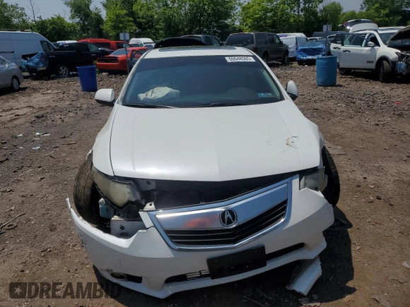 2012 Acura TSX with VIN JH4CU2F43CC014015, listed as a Copart auction lot 60648565 with 180,601 mi miles and Salvage title. Bid and sale history available at DreamBid. Image 5.