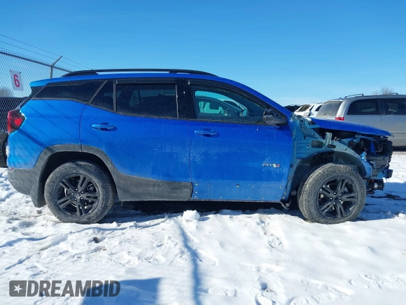 2024 GMC Terrain AT4 with VIN 3GKALYEG7RL133486, listed as a IAAI auction lot 41401177 with 12,518 mi miles and . Bid and sale history available at carsss.com. Image 14.