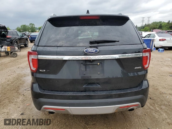2017 Ford Explorer XLT с VIN 1FM5K8D81HGD00711, выставлен на аукционе Copart как лот 61385325 с пробегом 162 028 миль миль и Списание • Salvage title. История ставок и продаж доступна на DreamBid. Изображение 6.