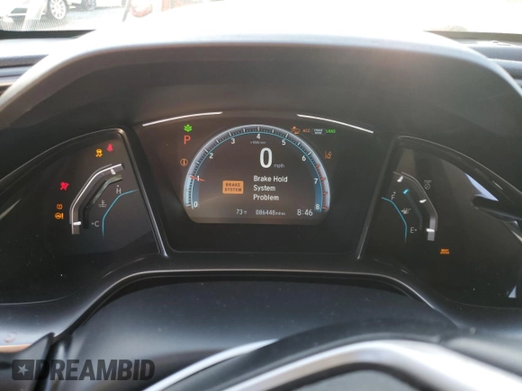 2019 Honda Civic EX-L z VIN SHHFK7H87KU206393, wystawiony jako Copart lot #52809495 z przebiegiem 86 448 mil mil oraz Nie do naprawy • Non repairable. Historia ofert i sprzedaży dostępna na DreamBid. Obrazek 9.