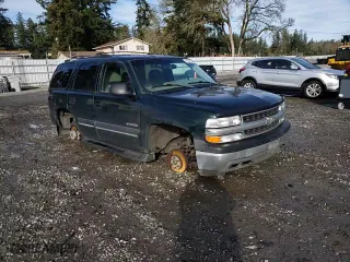 2001 Chevrolet Tahoe LS with VIN 1GNEK13TX1J293579, listed as a Copart auction lot 46943835 with 291,811 mi miles and Salvage Title. Bid and sale history available at carsss.com. Image 12.