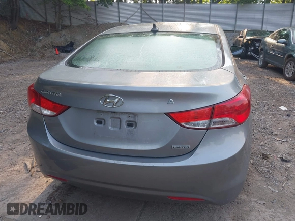 2012 Hyundai Elantra Limited with VIN KMHDH4AE0CU374001, listed as a IAAI auction lot 42394880 with 99,282 mi miles and . Bid and sale history available at DreamBid. Image 16.