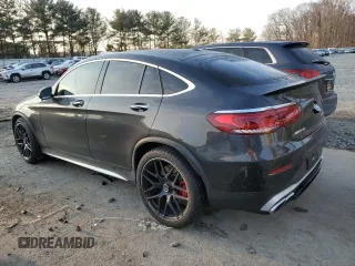 2020 Mercedes-Benz GLC with VIN WDC0J8KB5LF744831, listed as a Copart auction lot 85045494 with 43,739 mi miles and Salvage Title. Bid and sale history available at carsss.com. Image 2.