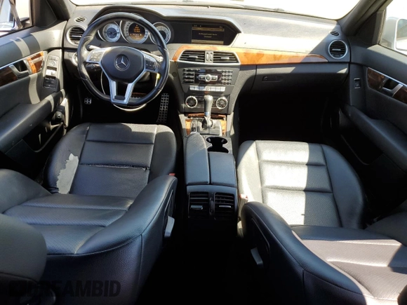 2012 Mercedes-Benz C 250 Sport with VIN WDDGF4HB8CR196219, listed as a Copart auction lot 63240835 with 94,411 mi miles and Salvage title. Bid and sale history available at DreamBid. Image 8.