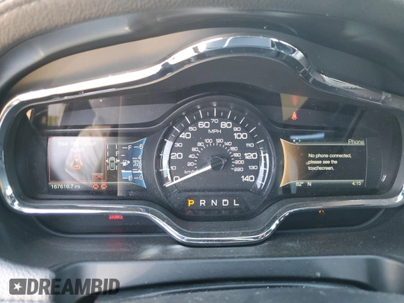 2019 Lincoln MKT with VIN 2LMHJ5NK1KBL00395, listed as a Copart auction lot 72625494 with 167,616 mi miles and Salvage Title. Bid and sale history available at DreamBid. Image 9.