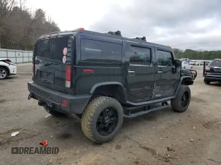 2006 Hummer H2 with VIN 5GRGN23U26H101611, listed as a Copart auction lot 43581085 with 121,043 mi miles and Salvage Title. Bid and sale history available at carsss.com. Image 3.