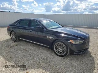 2022 Genesis G90 Ultimate with VIN KMTF54PH1NU095958, listed as a Copart auction lot 72566644 with 32,994 mi miles and Salvage Title. Bid and sale history available at DreamBid. Image 4.