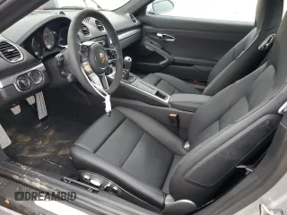 2025 Porsche Cayman S with VIN WP0AB2A83SK261452, listed as a Copart auction lot 51907845 with 462 mi miles and Salvage Title. Bid and sale history available at DreamBid. Image 7.