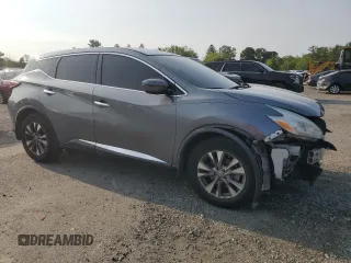 2017 Nissan Murano SL z VIN 5N1AZ2MH5HN181564, wystawiony jako Copart lot #59468625 z przebiegiem 134 790 mil mil oraz Szkoda całkowita • Salvage title. Historia ofert i sprzedaży dostępna na DreamBid. Obrazek 4.