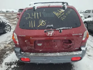 2002 Hyundai Santa Fe GLS with VIN KM8SC73D82U229282, listed as a Copart auction lot 82037604 with Not Provided miles and Salvage Title. Bid and sale history available at carsss.com. Image 6.