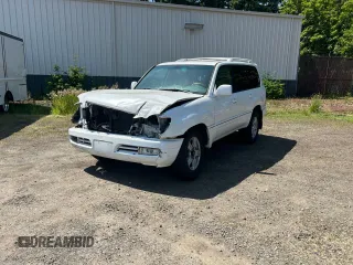 2007 Lexus LX 470 z VIN JTJHT00W174024015, wystawiony jako Copart lot #59439085 z przebiegiem 190 436 mil mil oraz Czysty tytuł • Clean title. Historia ofert i sprzedaży dostępna na DreamBid. Obrazek 2.
