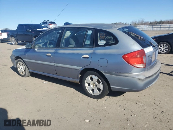 2004 Kia Rio with VIN KNADC165646193322, listed as a Copart auction lot 44667955 with 174,387 mi miles and Clean Title. Bid and sale history available at carsss.com. Image 2.