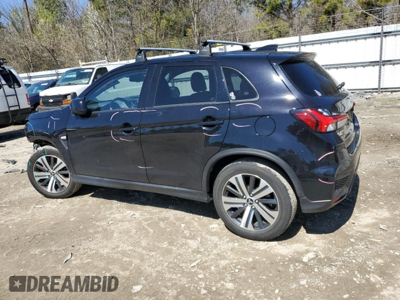 2022 Mitsubishi Outlander Sport ES with VIN JA4ARUAU1NU023512, listed as a Copart auction lot 49800705 with 17,949 mi miles and Salvage Title. Bid and sale history available at carsss.com. Image 2.