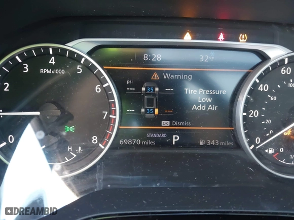 2022 Nissan Pathfinder SL with VIN 5N1DR3CB5NC267996, listed as a IAAI auction lot 41230509 with 69,870 mi miles. Bid and sale history available at carsss.com. Image 7.