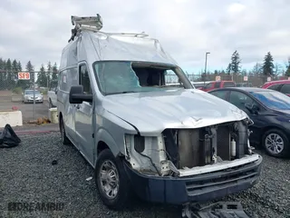 2013 Nissan NV SV with VIN 1N6AF0LXXDN111513, listed as a IAAI auction lot 41405740 with 1 mi miles. Bid and sale history available at carsss.com. Image 1.