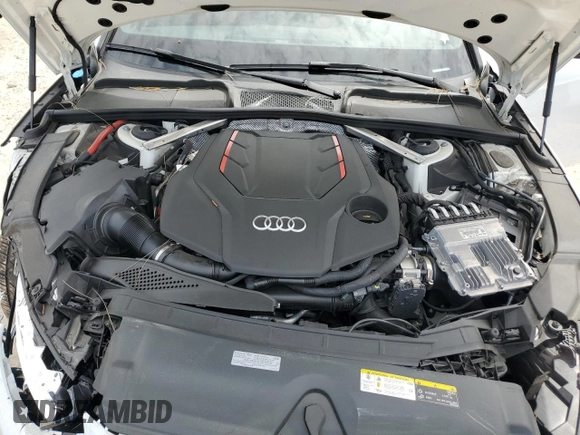 2021 Audi S4 Premium Plus with VIN WAUB4AF49MA030608, listed as a Copart auction lot 46857154 with 45,692 mi miles. Bid and sale history available at carsss.com. Image 11.