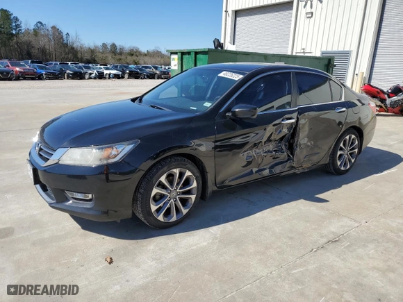 2014 Honda Accord Sedan Sport with VIN 1HGCR2F50EA120935, listed as a Copart auction lot 48226225 with 305,219 mi miles and Salvage Title. Bid and sale history available at carsss.com. Image 1.