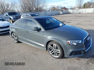 2017 Audi A3 Premium Plus with VIN WAUJ8GFF1H1065069, listed as a IAAI auction lot 41208140 with 66,075 mi miles and . Bid and sale history available at DreamBid. Image 1.