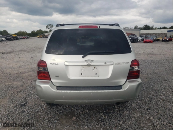 2005 Toyota Highlander with VIN JTEDP21A850060322, listed as a Copart auction lot 71730914 with 254,151 mi miles and Salvage Title. Bid and sale history available at carsss.com. Image 6.
