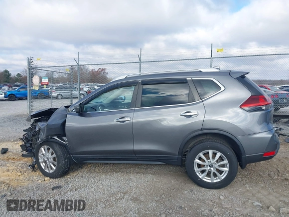 2019 Nissan Rogue SV with VIN 5N1AT2MV7KC701886, listed as a IAAI auction lot 40798587 with 51,491 mi miles and . Bid and sale history available at carsss.com. Image 15.