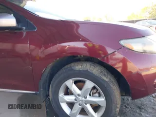 2009 Nissan Murano SL with VIN JN8AZ18W59W108749, listed as a IAAI auction lot 41790025 with 151,179 mi miles and . Bid and sale history available at DreamBid. Image 6.