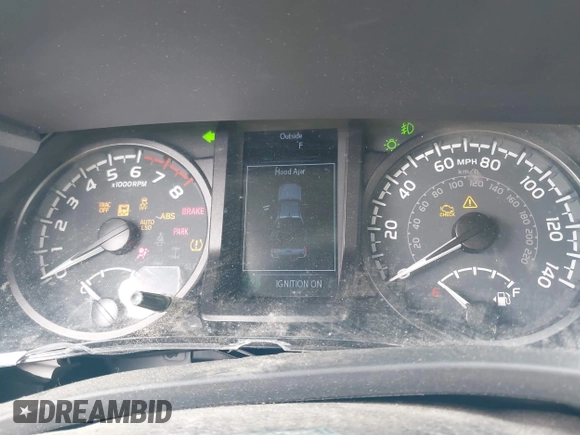 2023 Toyota Tacoma SR with VIN 3TMCZ5AN2PM598464, listed as a IAAI auction lot 42238032 with 35,597 mi miles and . Bid and sale history available at DreamBid. Image 7.